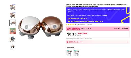 Electric Scalp Massager